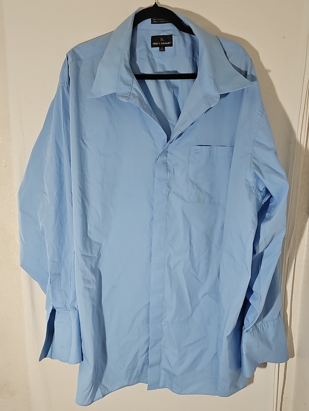 Stacy Adams Light Blue Men's Dress Shirt